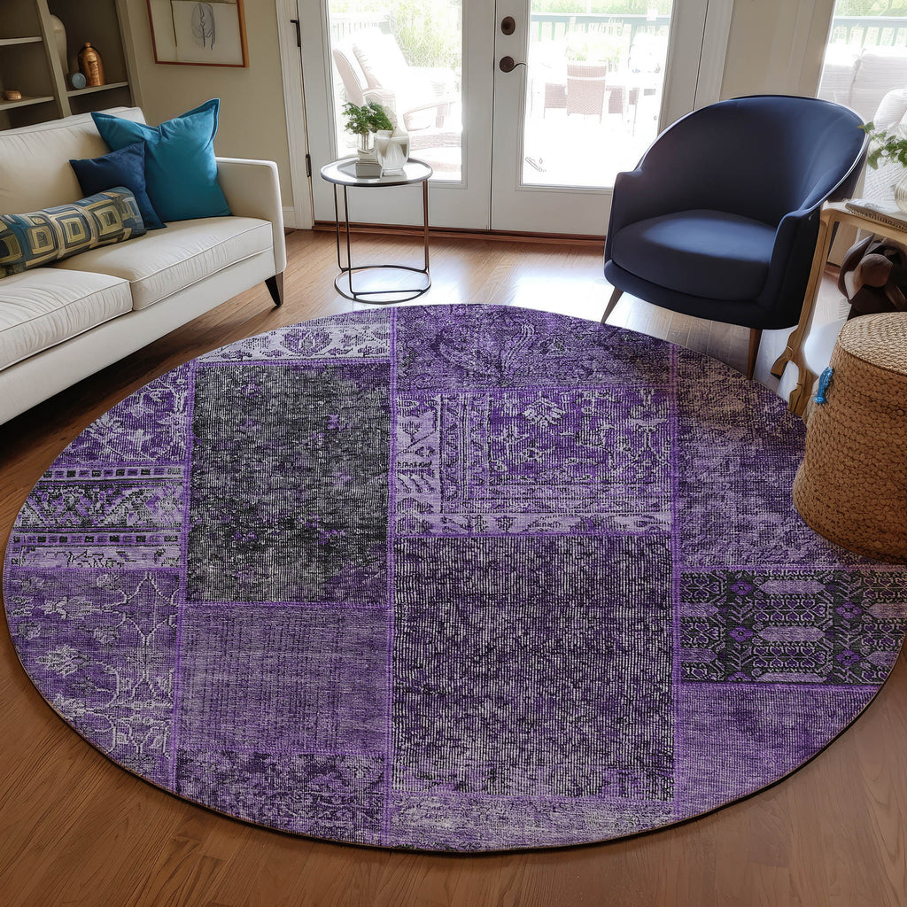 addison chantille acn669 eggplant rug
