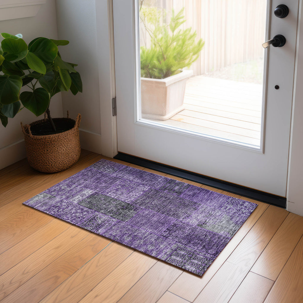 addison chantille acn669 eggplant rug