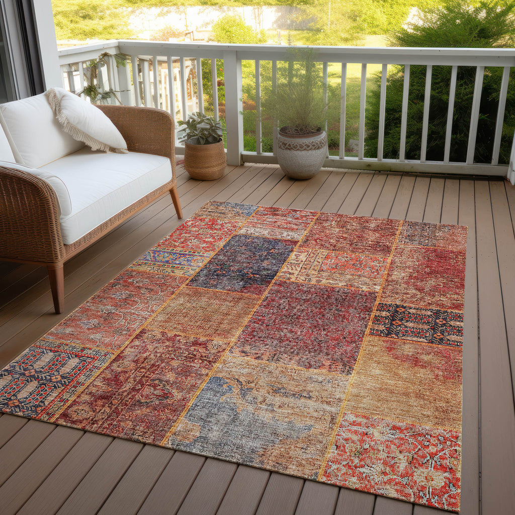 addison chantille acn669 red rug