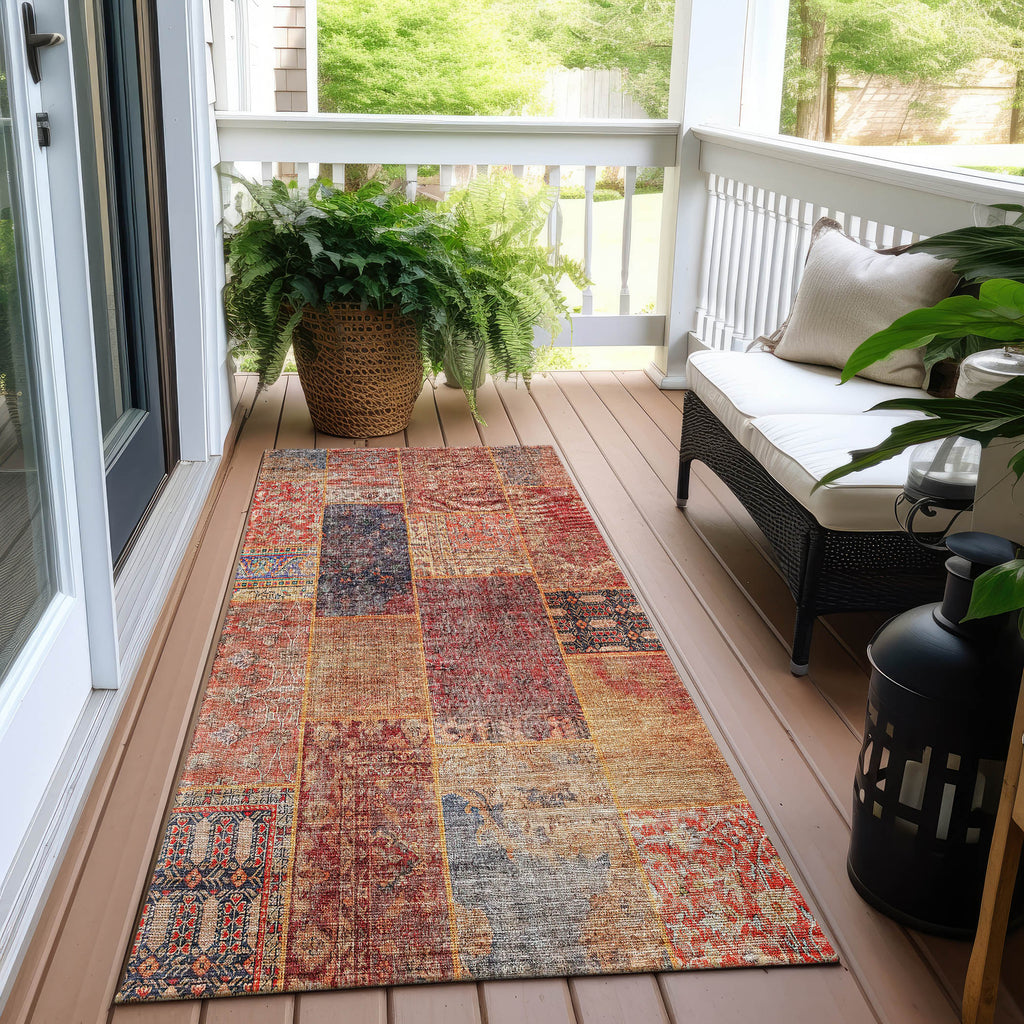 addison chantille acn669 red rug