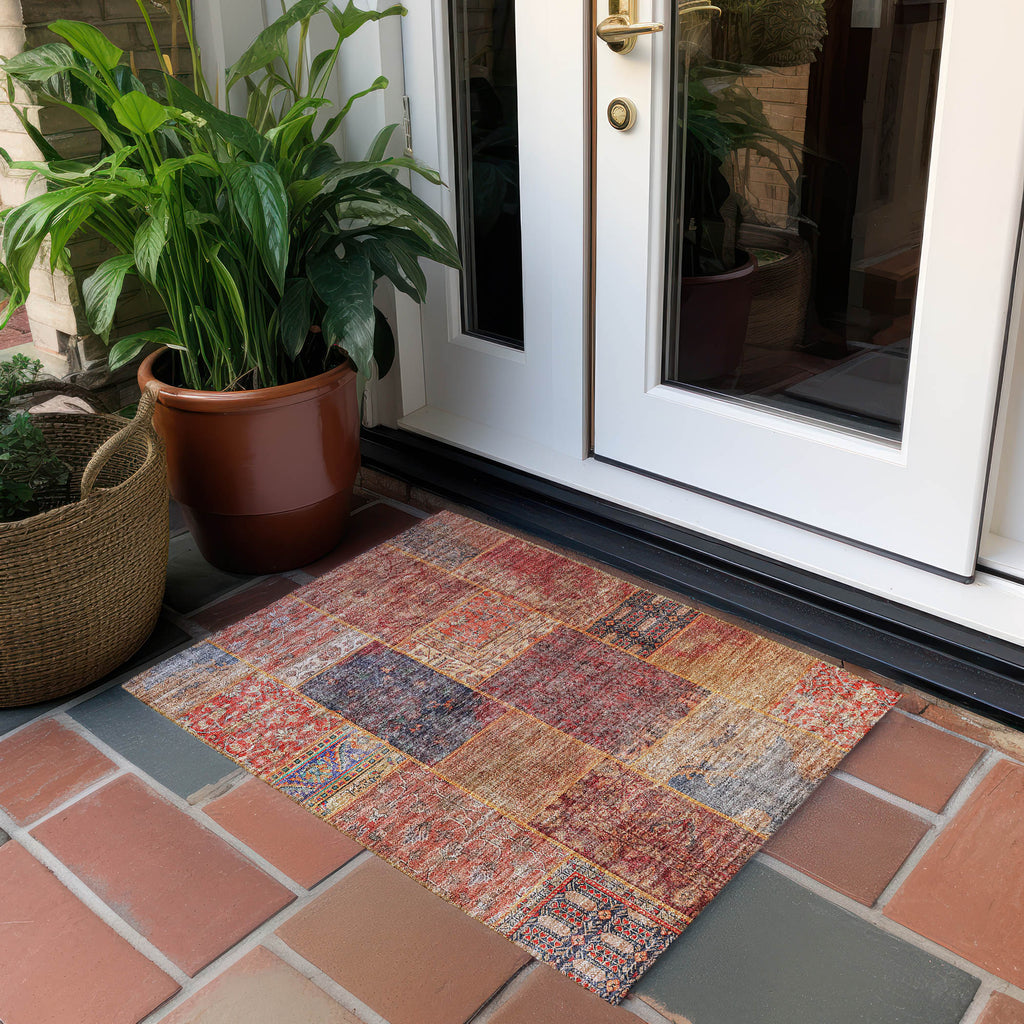 addison chantille acn669 red rug