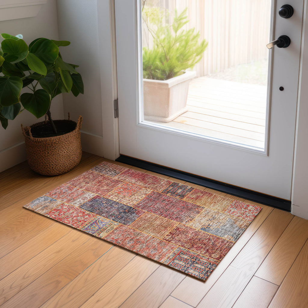 addison chantille acn669 red rug
