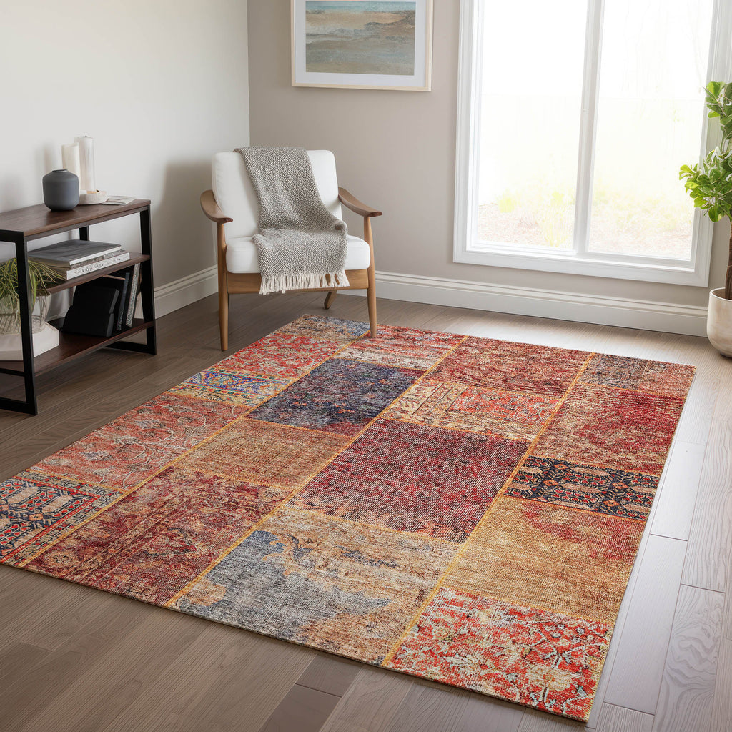 addison chantille acn669 red rug