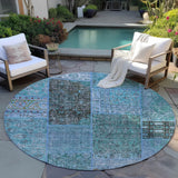 addison chantille acn669 teal rug
