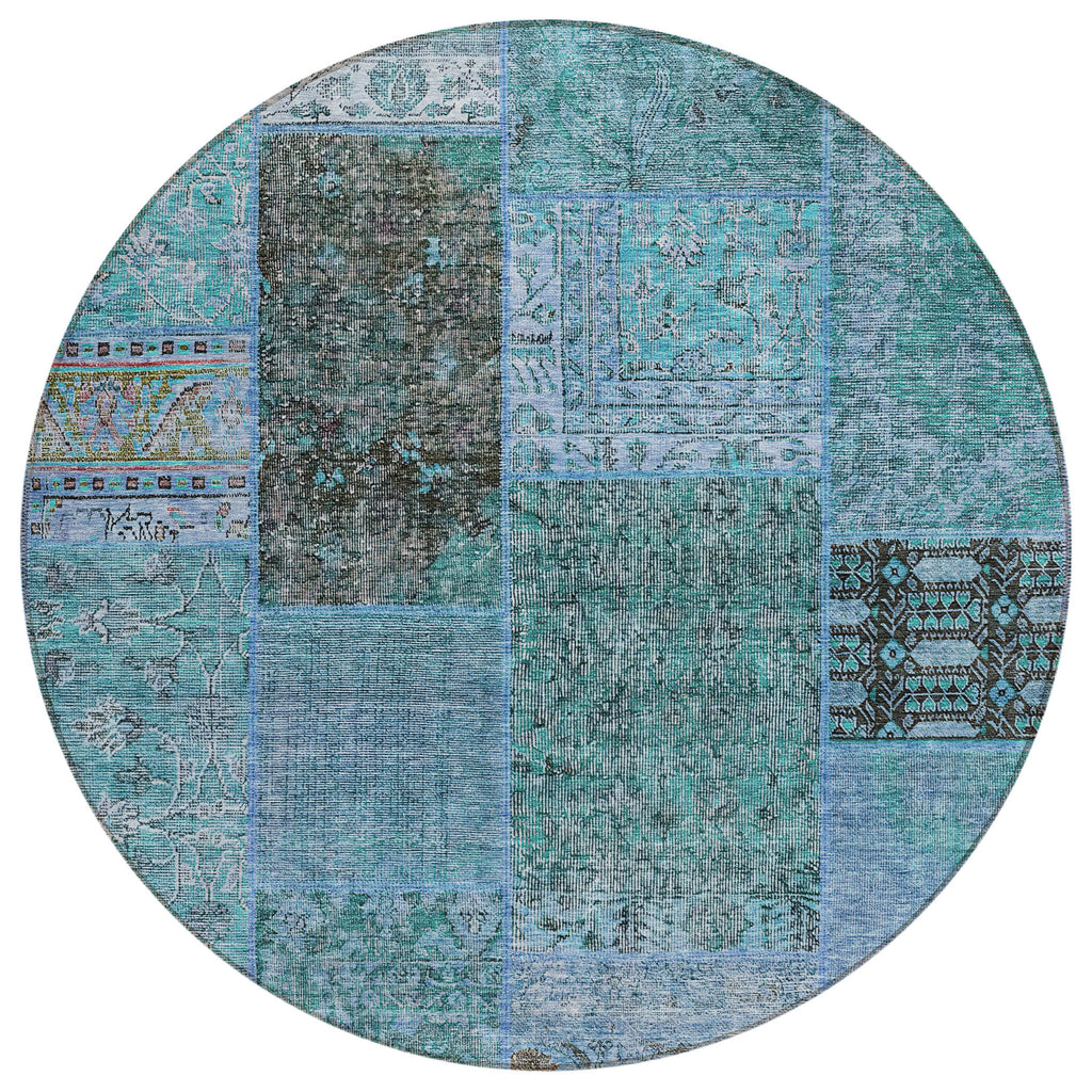 addison chantille acn669 teal rug