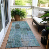addison chantille acn669 teal rug