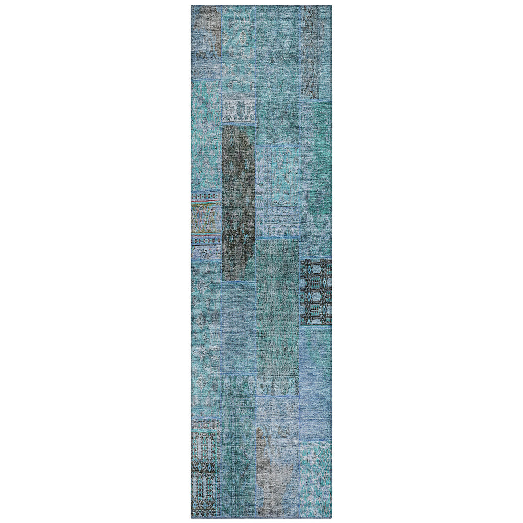 addison chantille acn669 teal rug