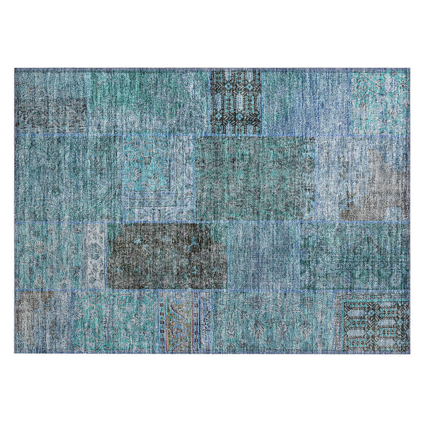 addison chantille acn669 teal rug