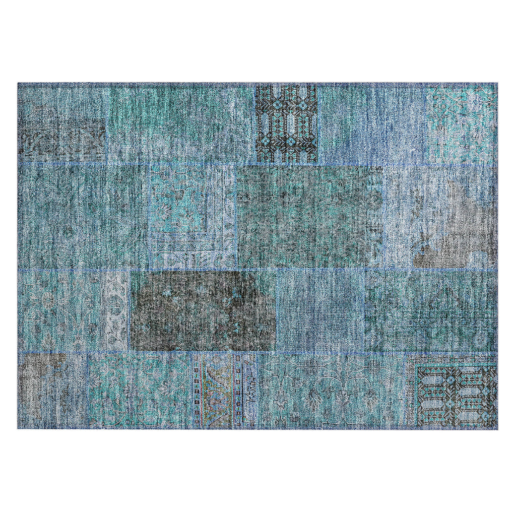 addison chantille acn669 teal rug