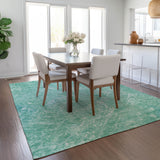 addison chantille acn670 teal rug