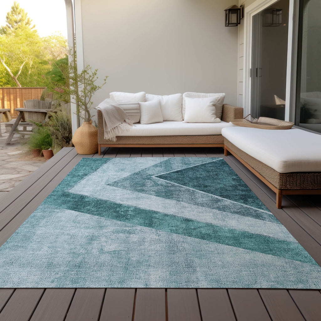 addison chantille acn671 teal rug