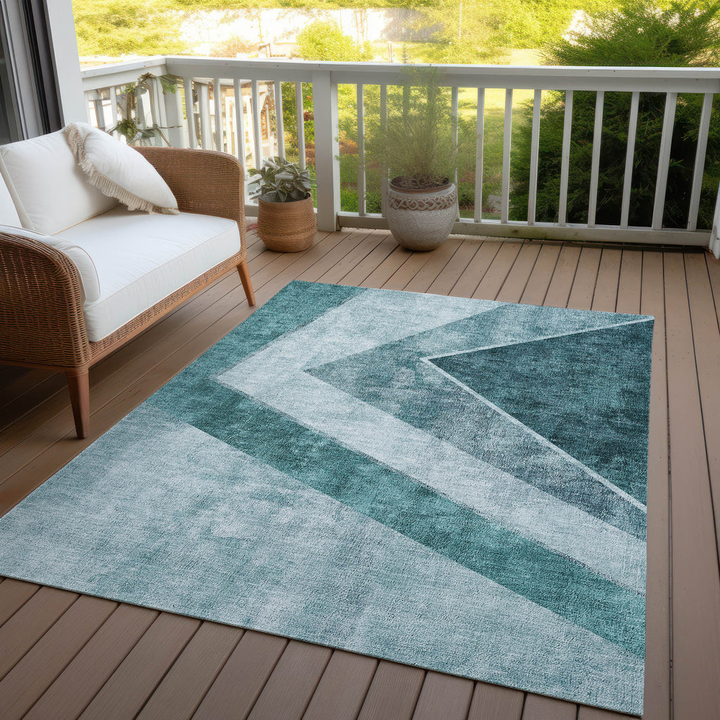addison chantille acn671 teal rug