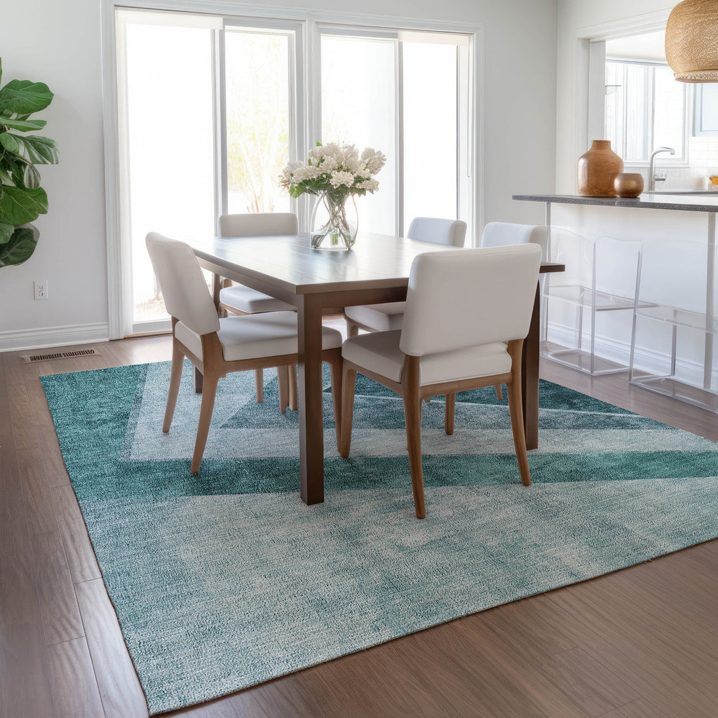 addison chantille acn671 teal rug