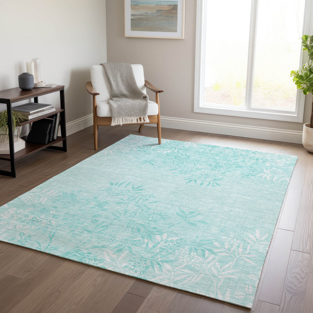 addison chantille acn673 teal rug