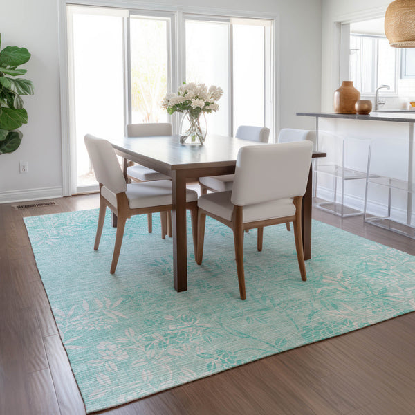 addison chantille acn673 teal rug