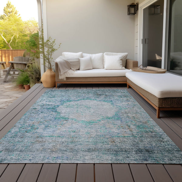 addison chantille acn675 teal rug