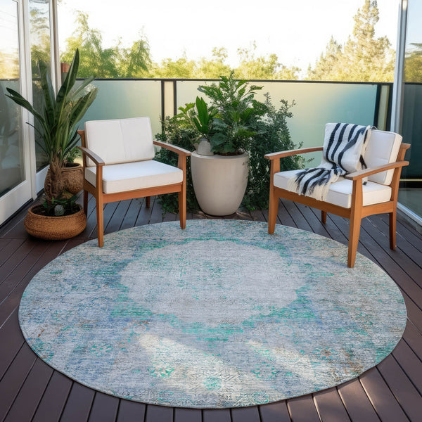 addison chantille acn675 teal rug