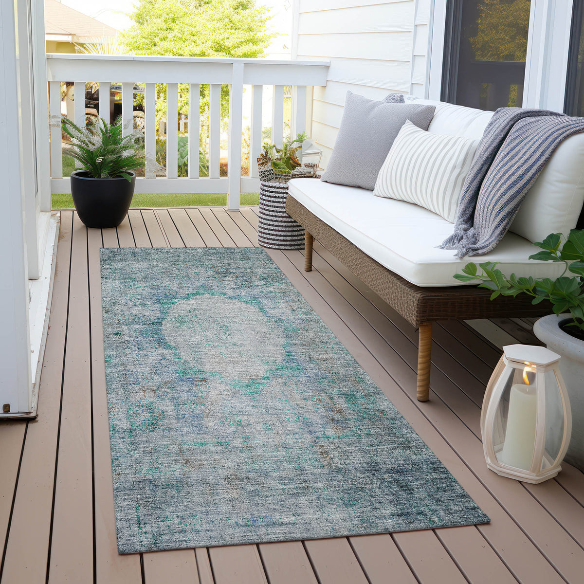 addison chantille acn675 teal rug