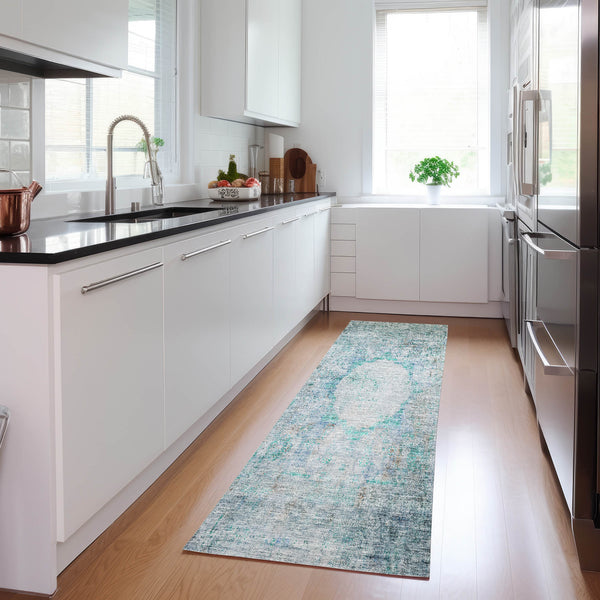addison chantille acn675 teal rug