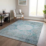 addison chantille acn675 teal rug