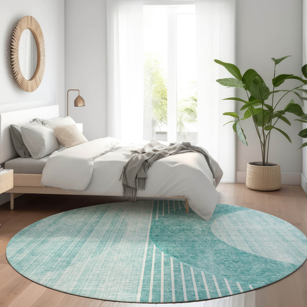 addison chantille acn676 teal rug