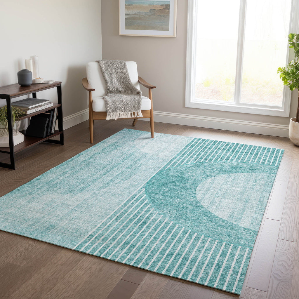 addison chantille acn676 teal rug
