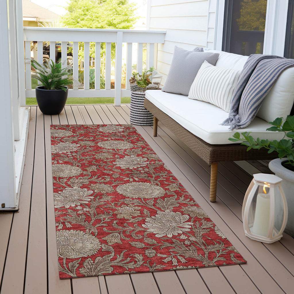 addison chantille acn677 red rug