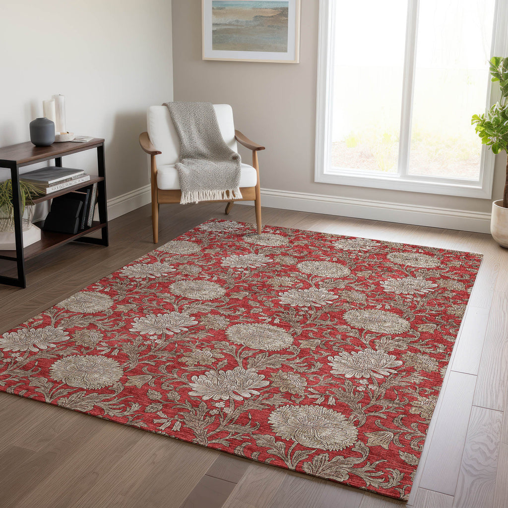 addison chantille acn677 red rug