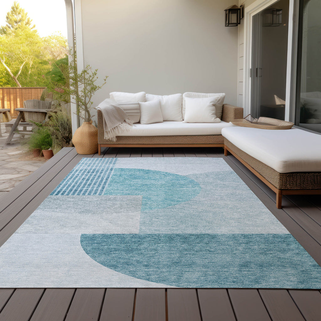 addison chantille acn678 teal rug