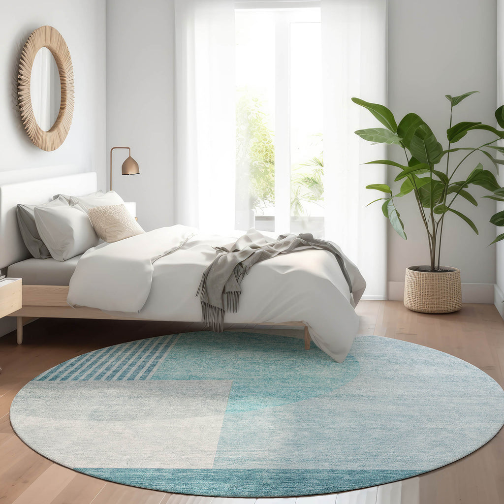 addison chantille acn678 teal rug