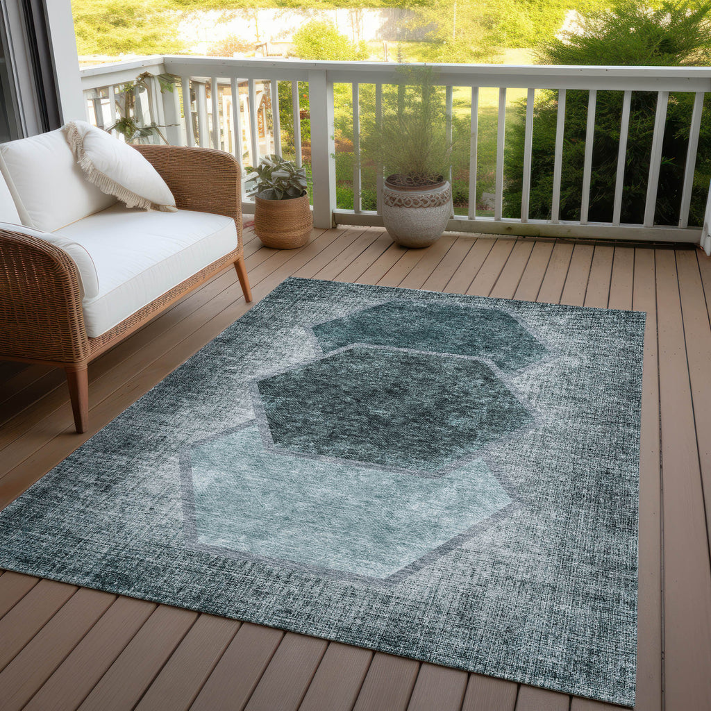 addison chantille acn679 teal rug