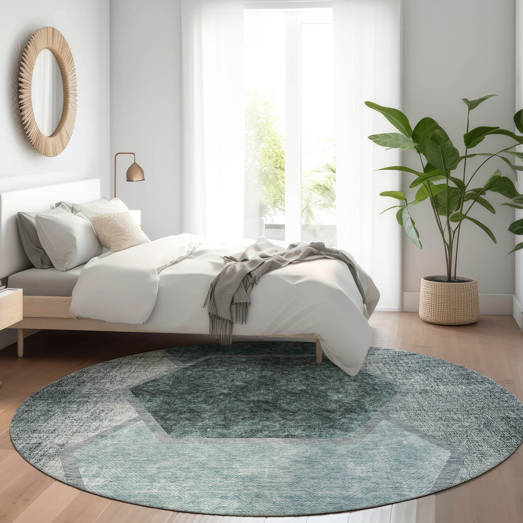 addison chantille acn679 teal rug