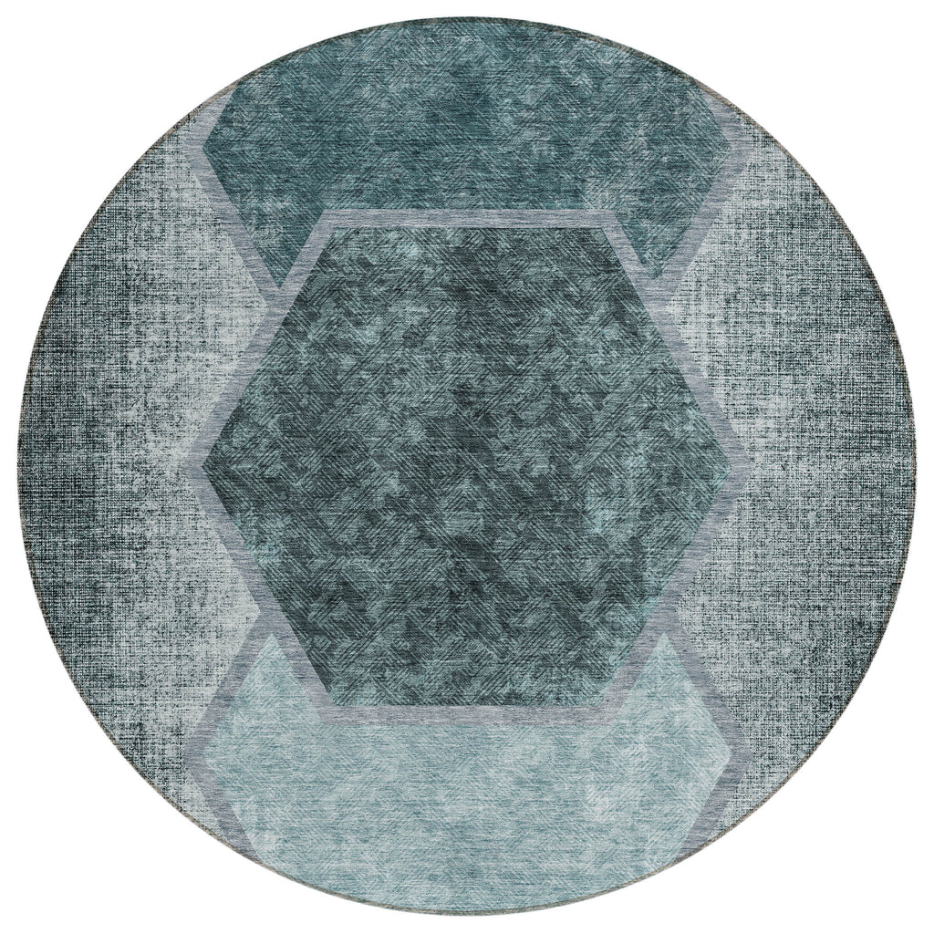 addison chantille acn679 teal rug