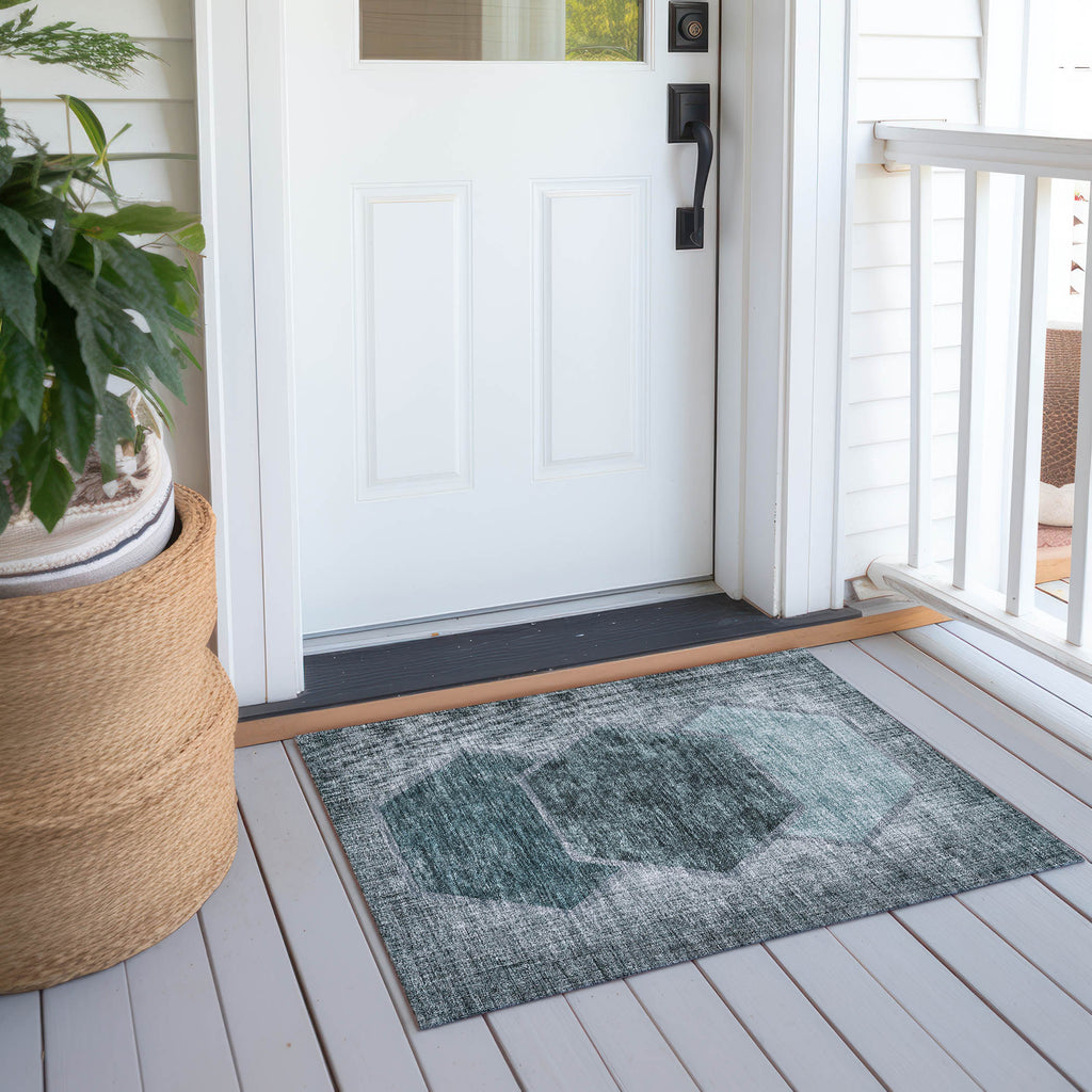 addison chantille acn679 teal rug