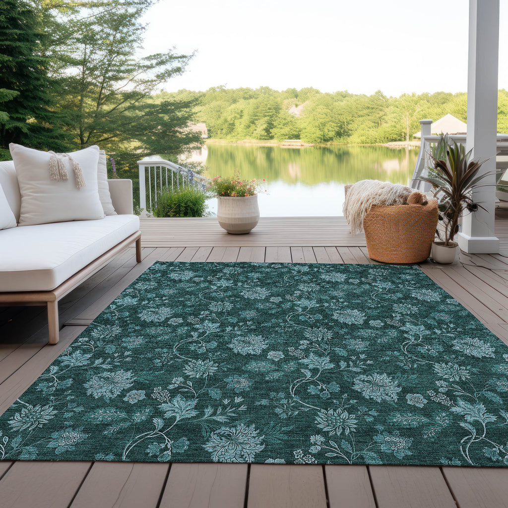 addison chantille acn680 teal rug