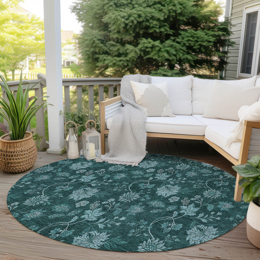 addison chantille acn680 teal rug