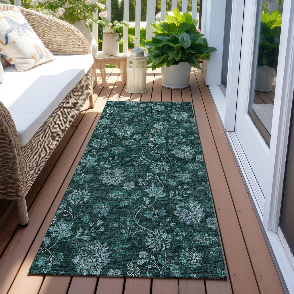 addison chantille acn680 teal rug