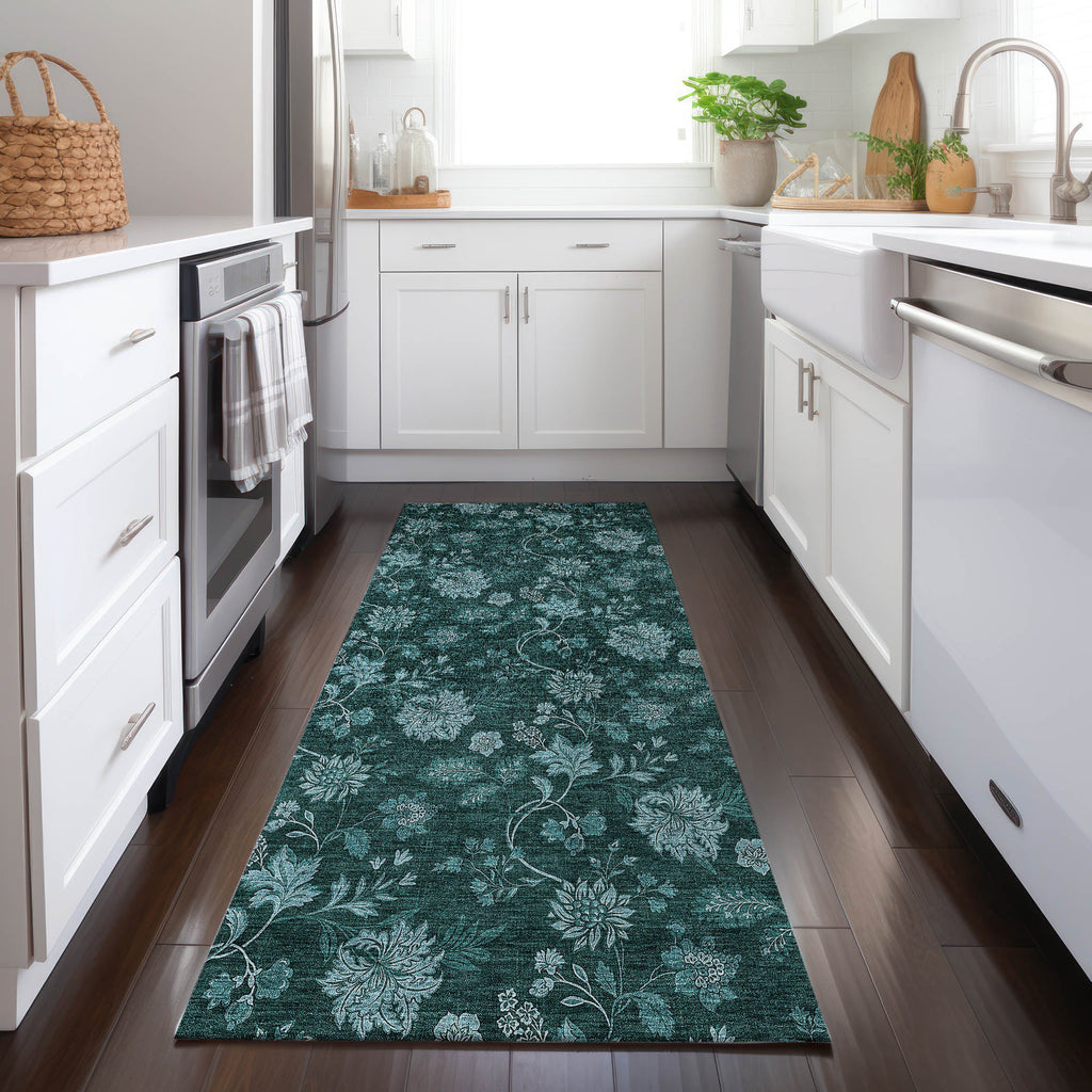 addison chantille acn680 teal rug