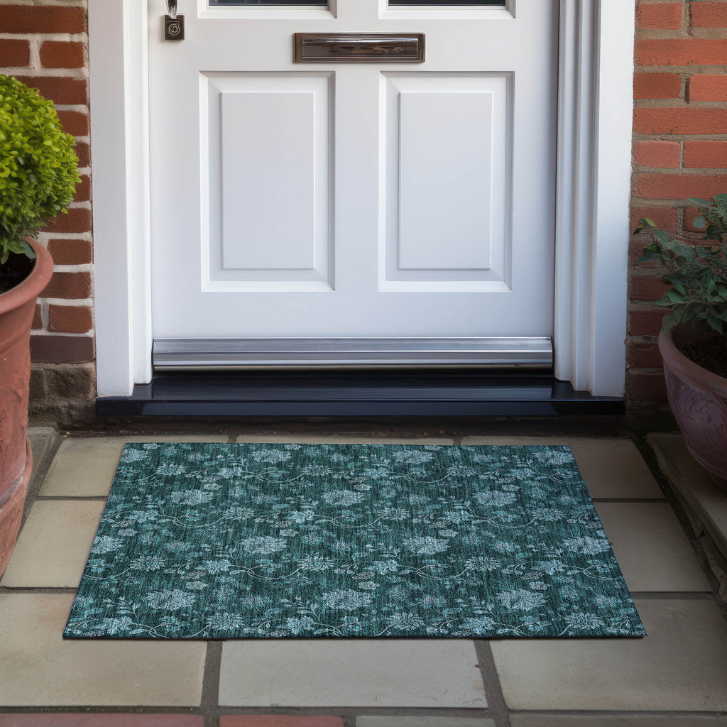 addison chantille acn680 teal rug