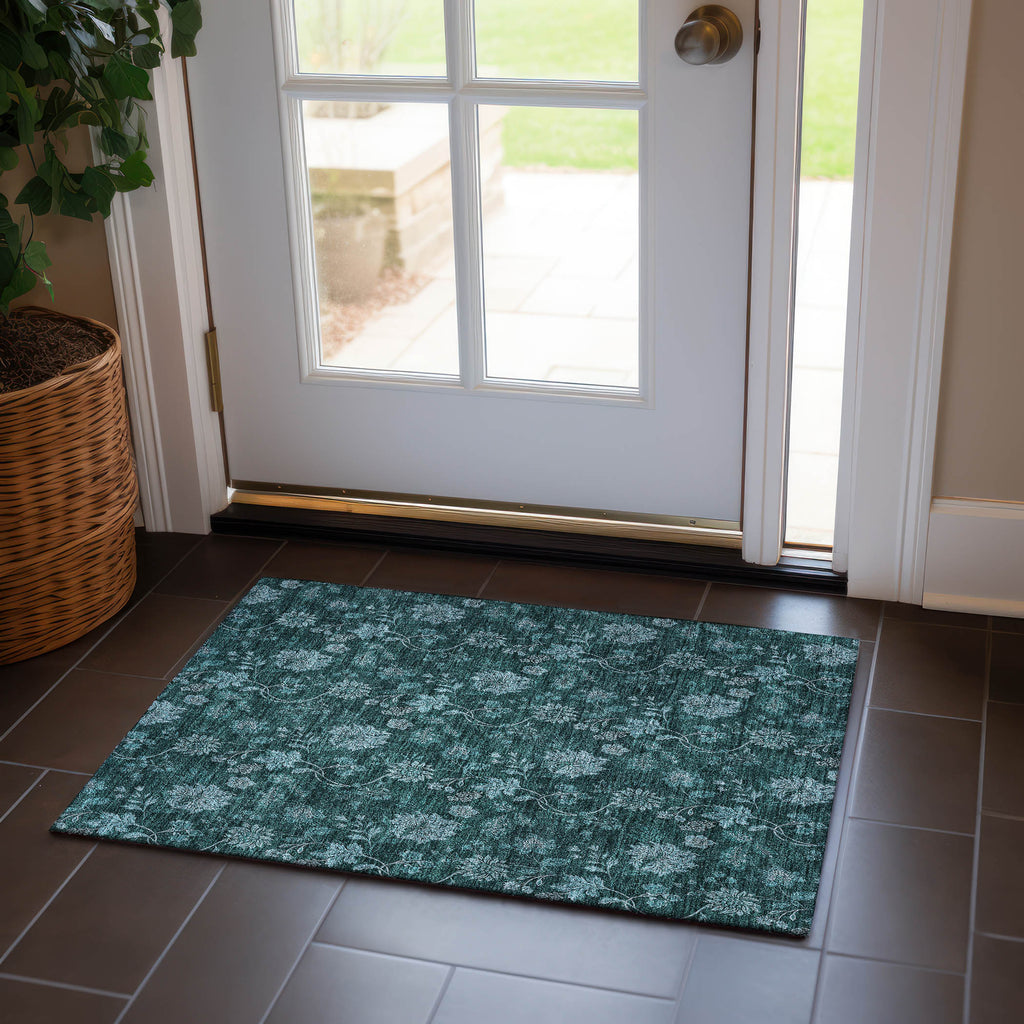 addison chantille acn680 teal rug