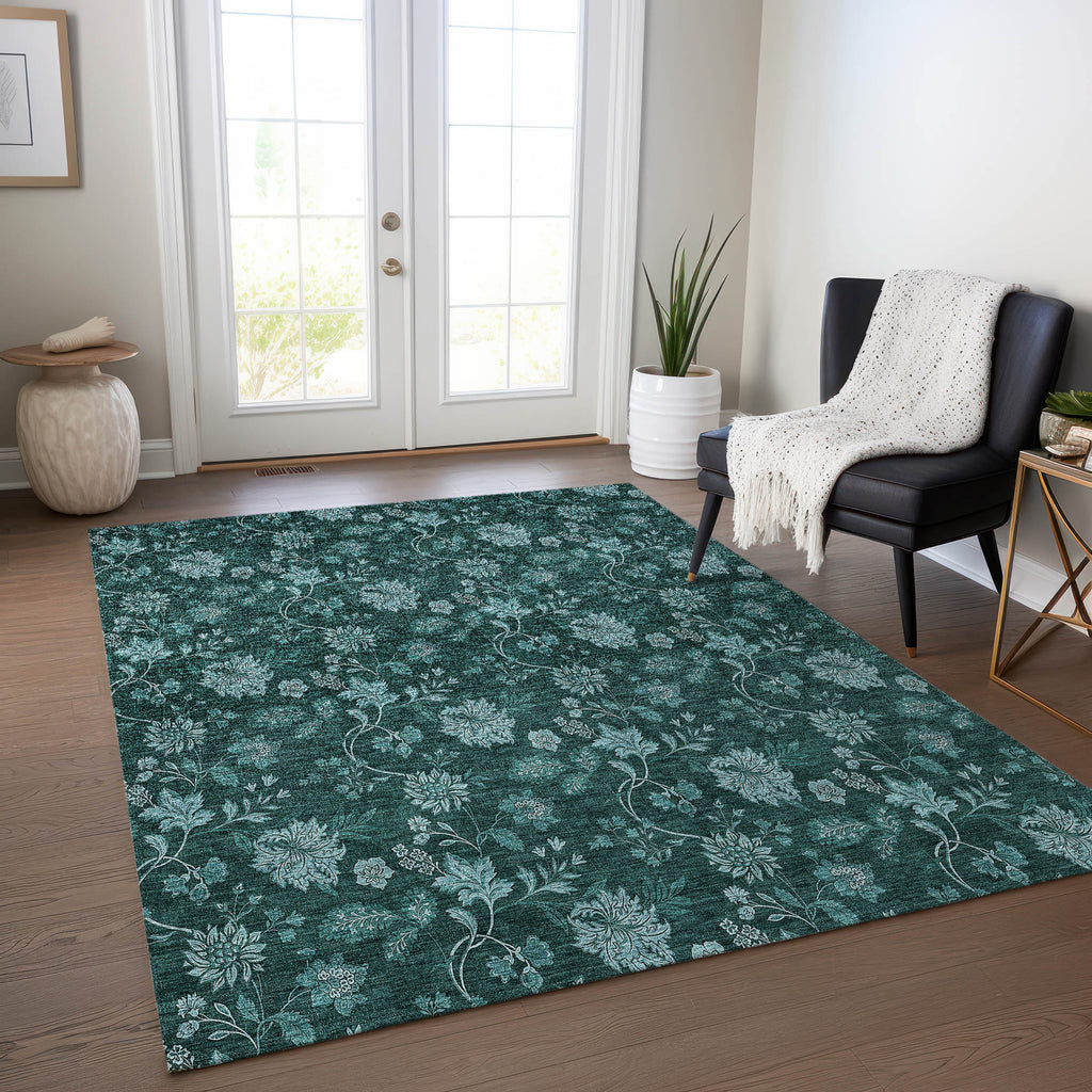 addison chantille acn680 teal rug