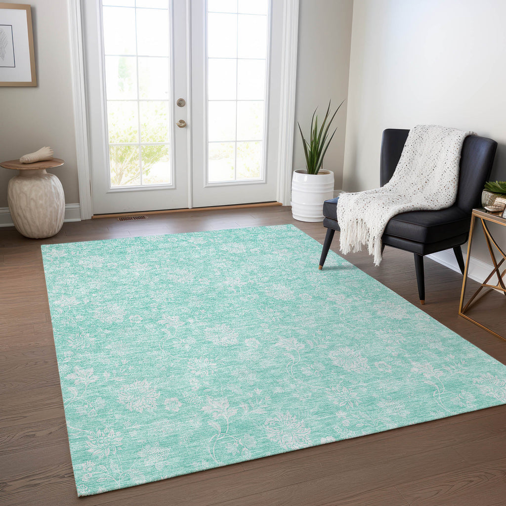addison chantille acn681 aqua rug