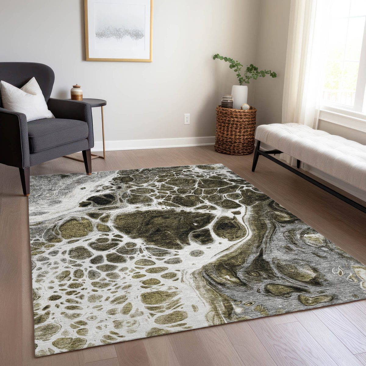 addison chantille acn682 chocolate rug