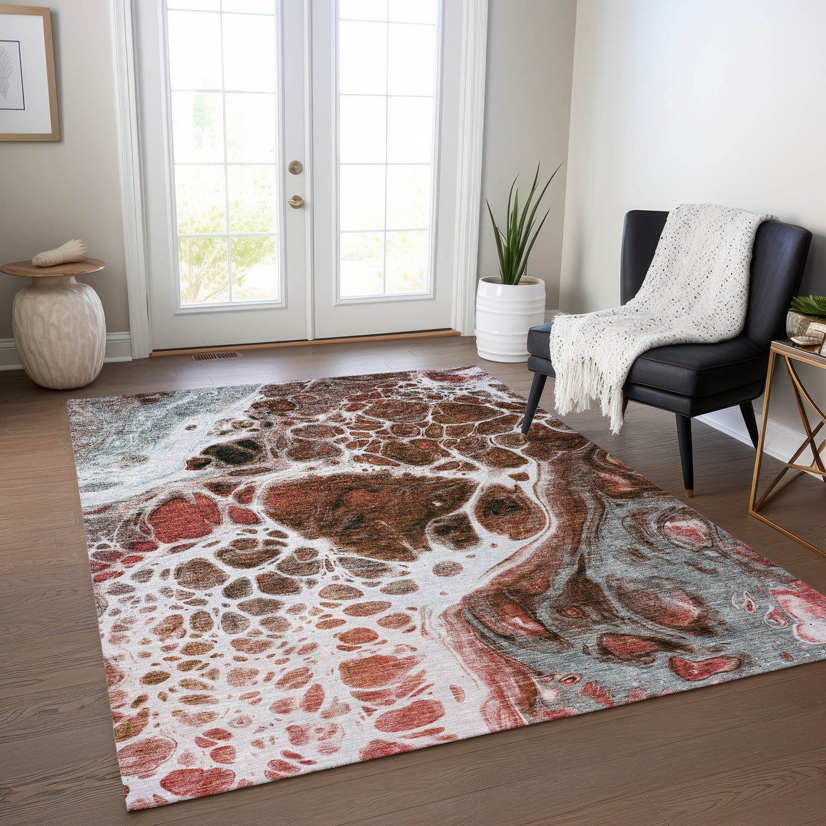 addison chantille acn682 paprika rug