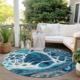 addison chantille acn682 teal rug