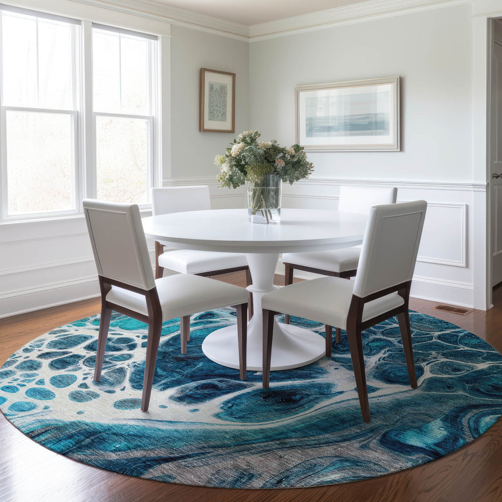 addison chantille acn682 teal rug
