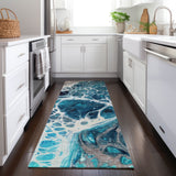 addison chantille acn682 teal rug