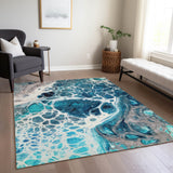 addison chantille acn682 teal rug
