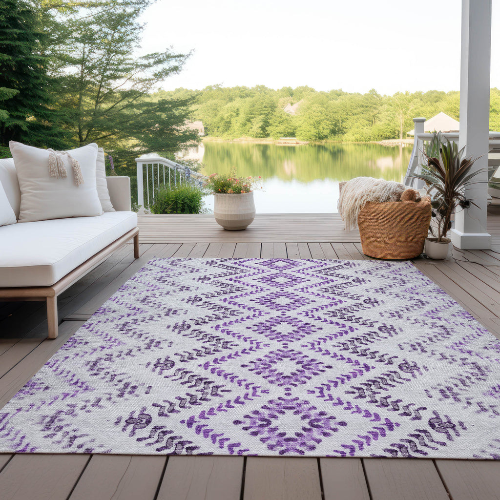 addison chantille acn684 purple rug