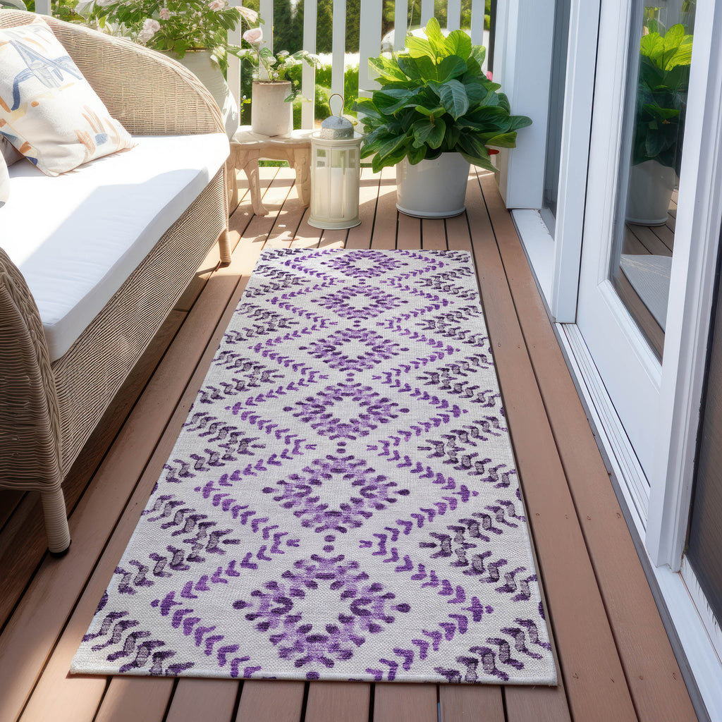 addison chantille acn684 purple rug